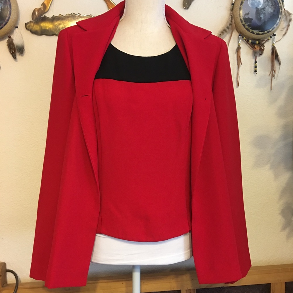 Vintage Dress Barn 2 piece top and jacket set